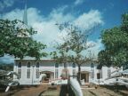 122 Papeete, Tahiti Church and Racing Canoes.JPG (65 KB)